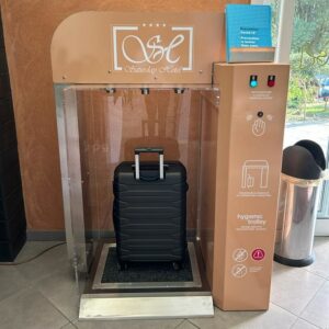 Sanitization for Luggage and Trolleys